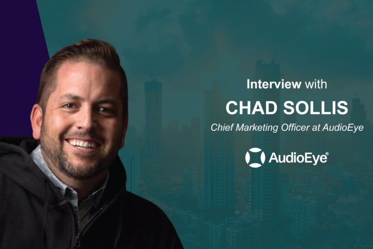 MarTech Cube Interview with Chad Sollis, Chief Marketing Officer at AudioEye